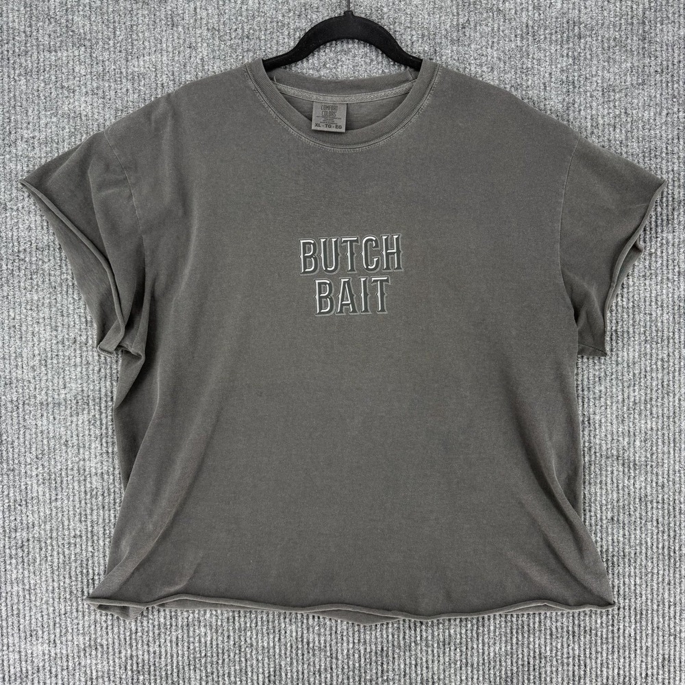 Butch Bait lesbian tattoo art to wear cropped boxy tee XL pepper femme queer - Picture 4 of 11